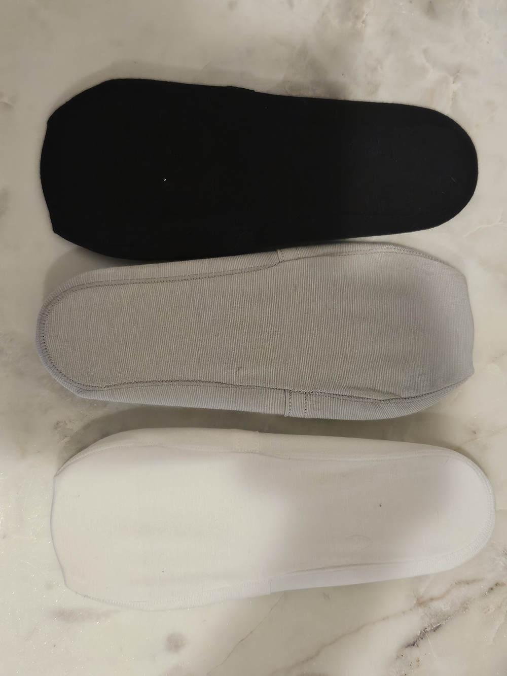 ONDO No-Show Sock Trio - Black, Gray, White NWT - Picture 3 of 16